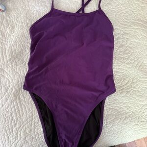 Jolyn Brandon 2 Purple One Piece Swimsuit